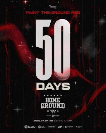 PG赏金女王、PG电子-T1发布主场倒计时50天海报：准备好用热情填满主场了吗